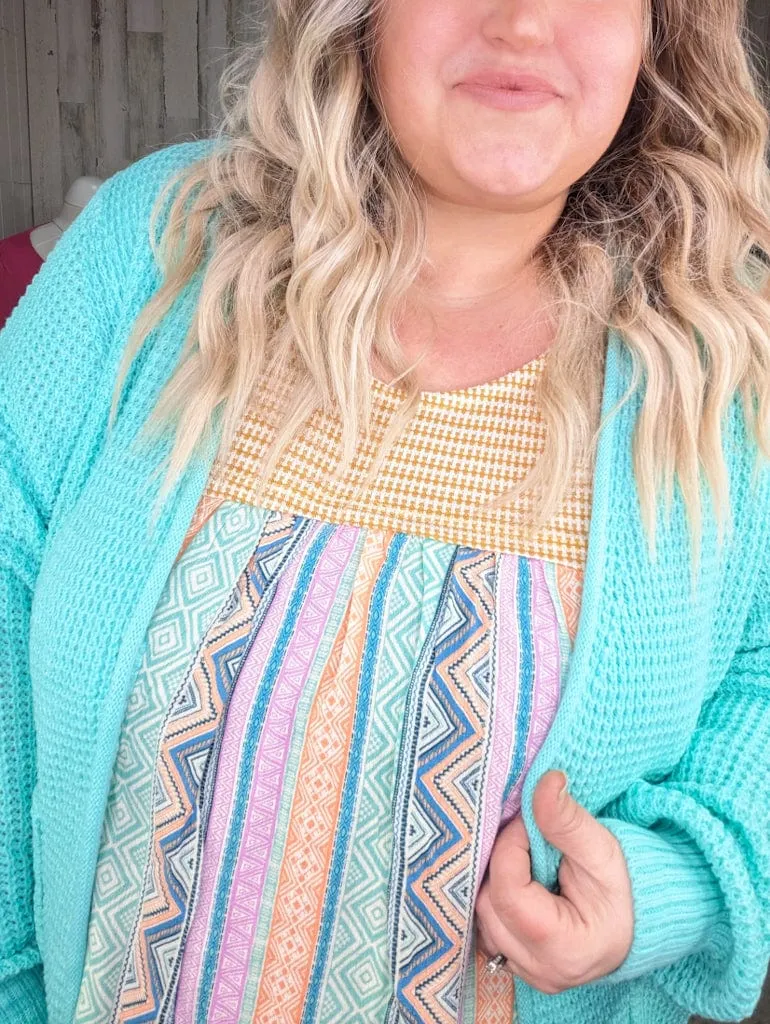 Charlotte Tribal Print Babydoll Tank (2 colors)