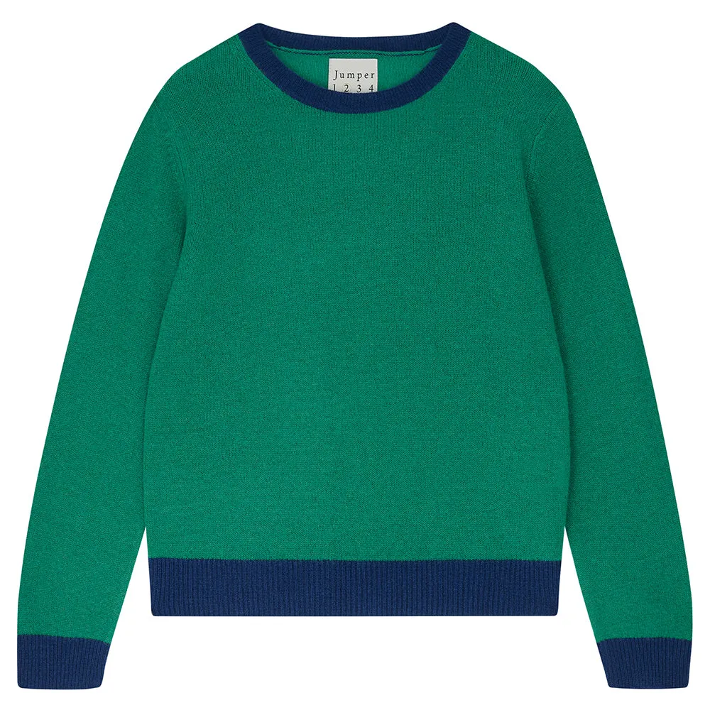 Contrast Crew Sweater