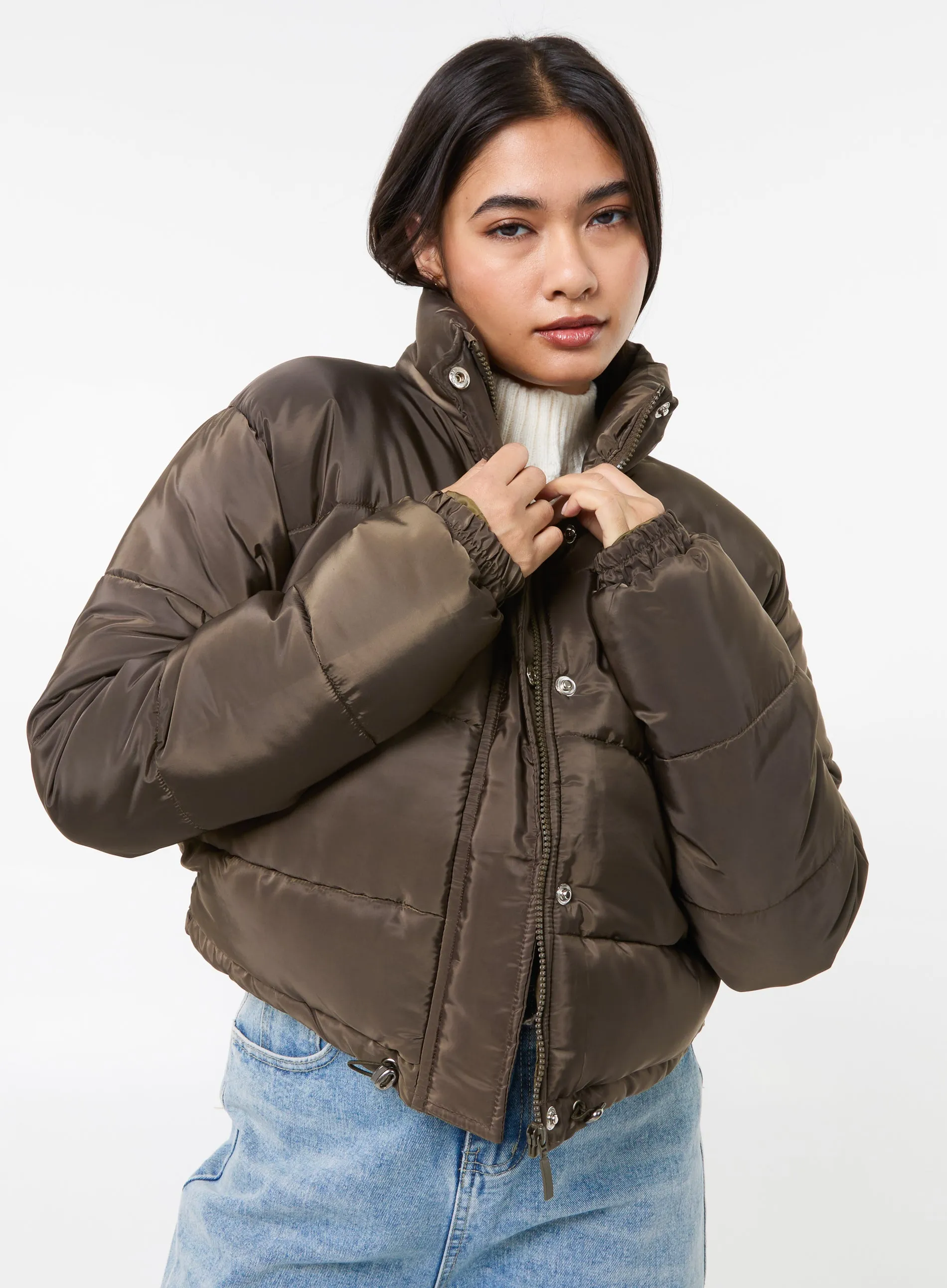 Crop Bomber Jacket