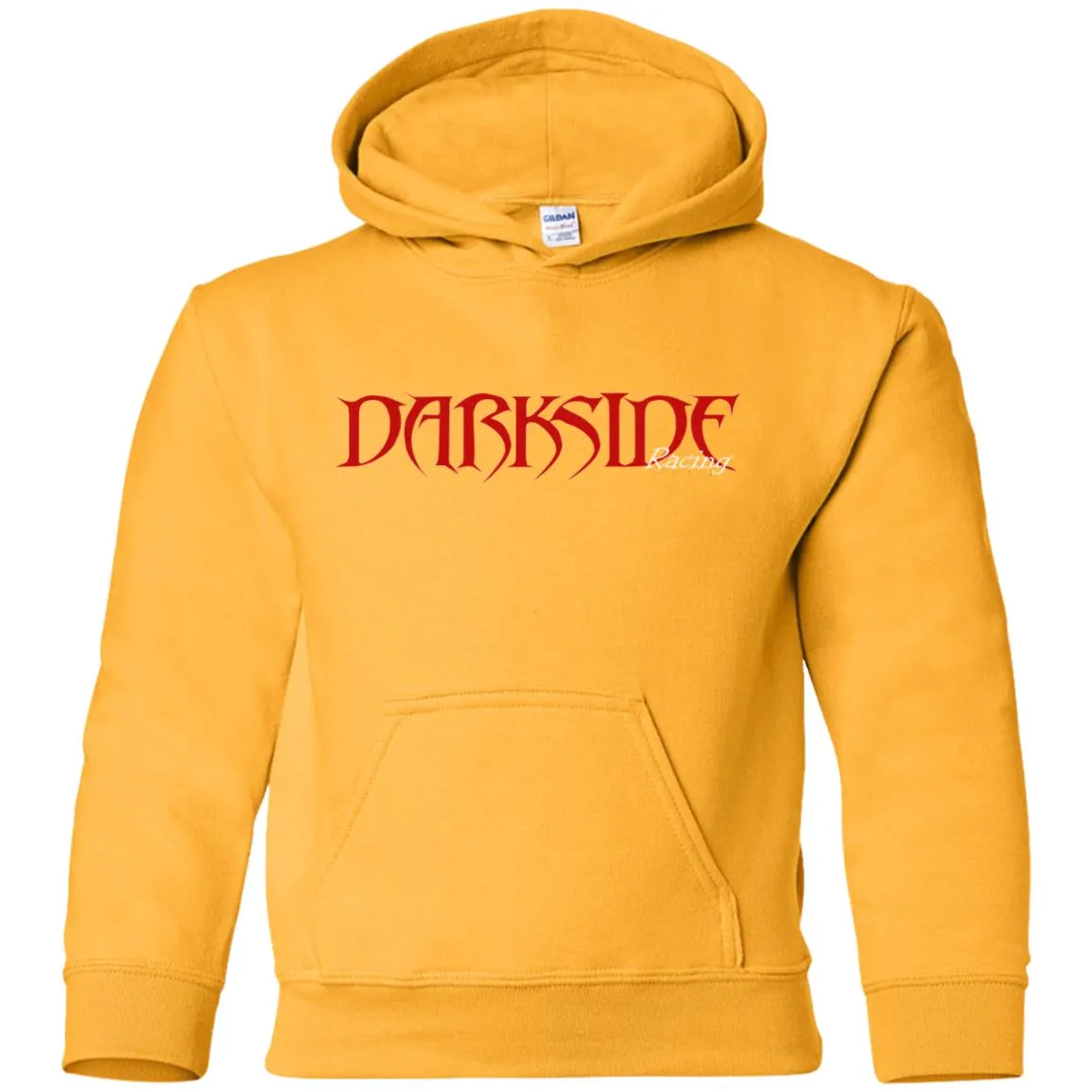 Dark Side Racing 2-sided print w/ skull on back G185B Gildan Youth Pullover Hoodie