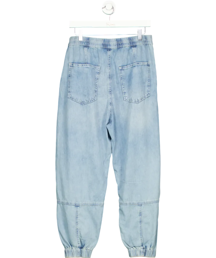 Free People Blue We The Free Jogger Jeans UK M