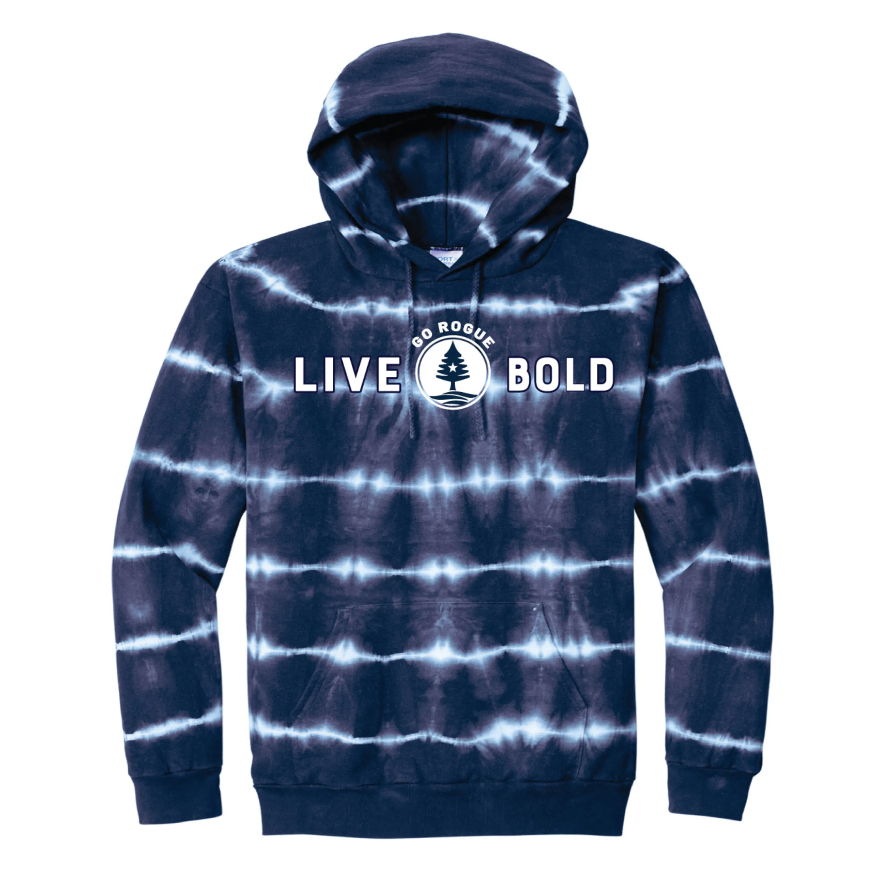 Live Bold Tie Dye Hoodie