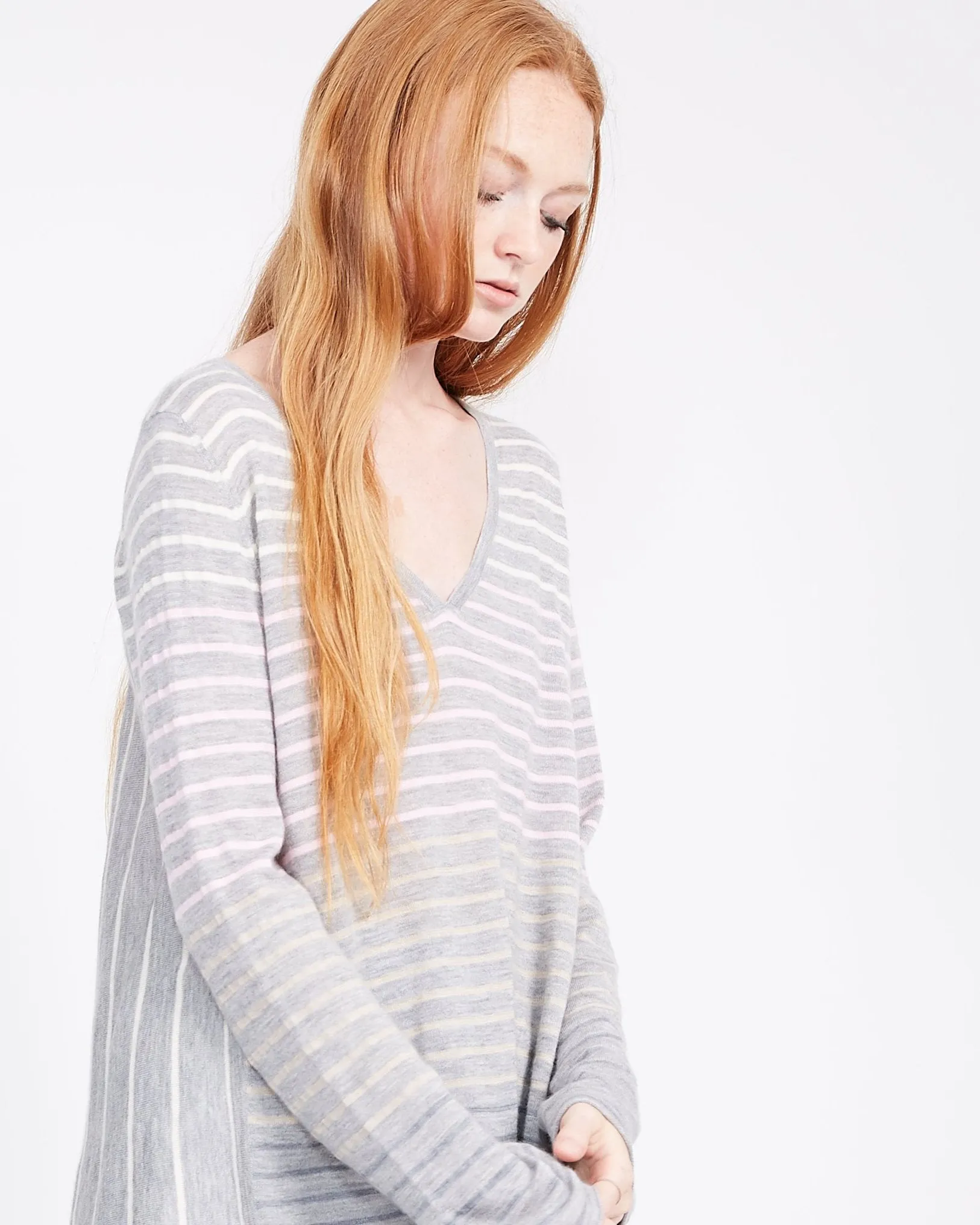 Loretta Cashmere Stripe
