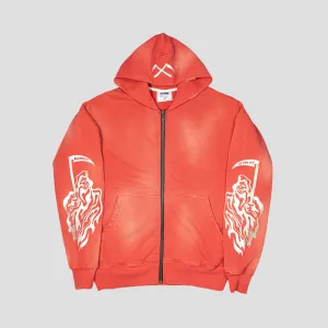 SERENITY REAPER DESTROYED FLEECE HOODIE