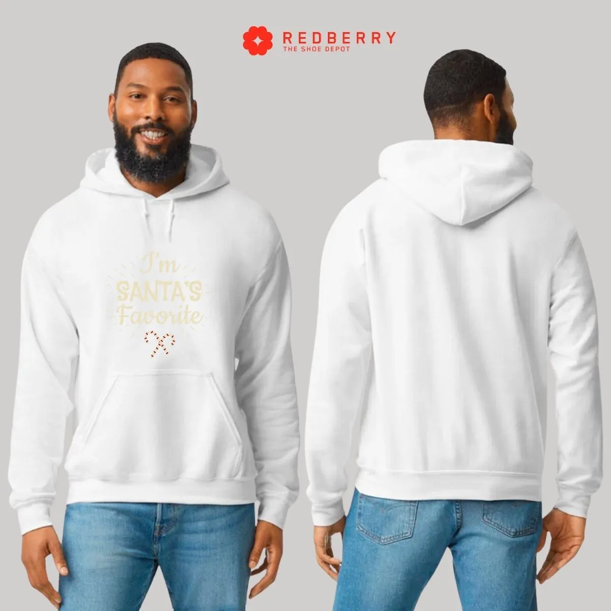 Sudadera Navideña Hombre Deportiva Hoodie 035