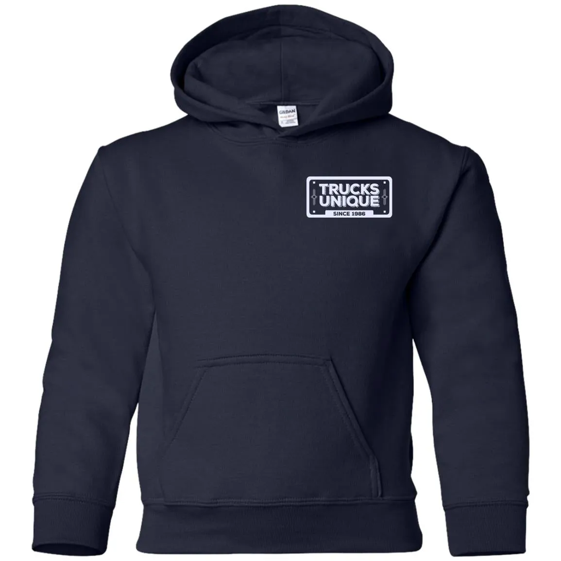 Trucks Unique 2-side print G185B Gildan Youth Pullover Hoodie